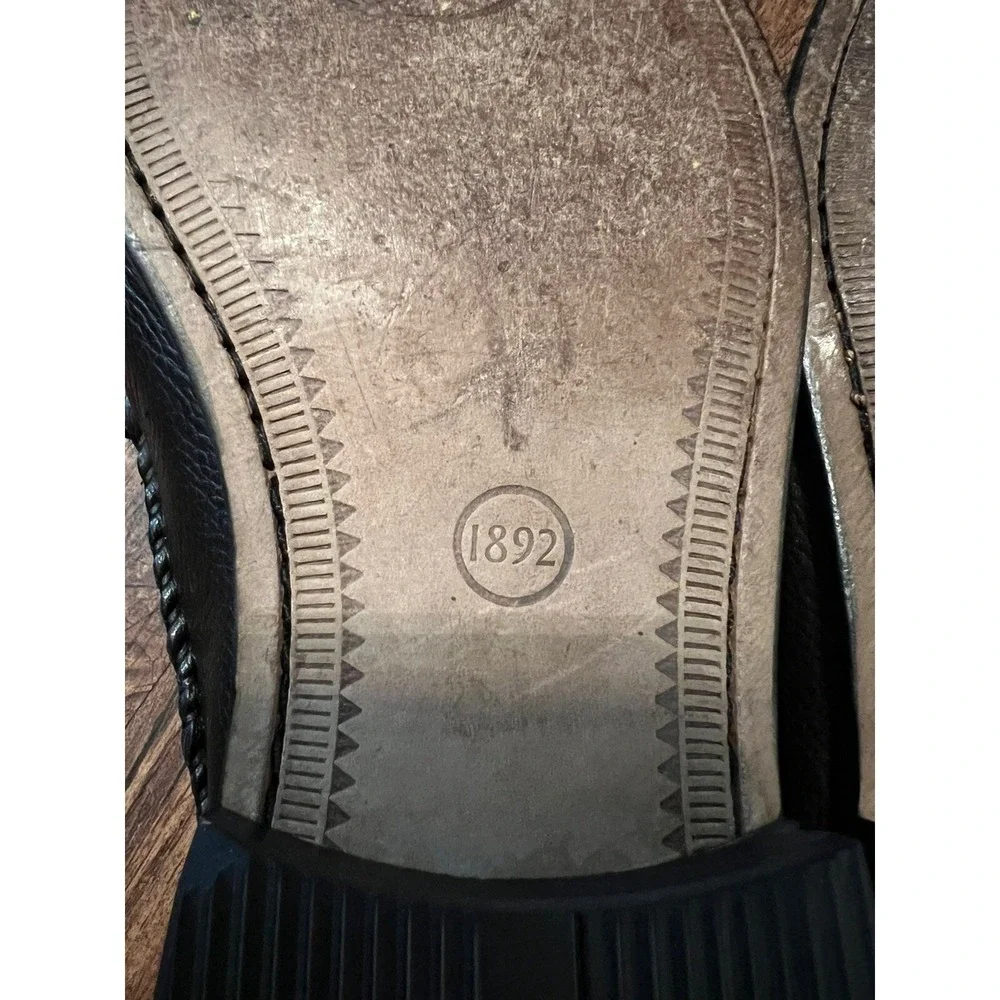 Florsheim Men's Tassel Loafers Size‎ 9 D 18577 Leather Upper/Lining Black Square